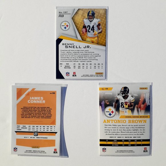 Pittsburgh Steelers 9 Card Lot [FBL] [27_6] - Picture 4 of 8